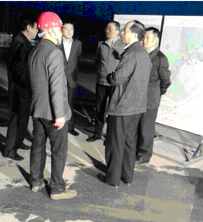省交通厅副厅长王昌保视察徐州疏港公路项目